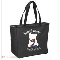 Autism Mom Love Women Autism Awareness Mom Cute Gift Tote Bag thumb 2