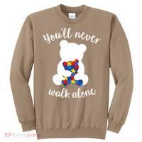 Autism Mom Love Women Autism Awareness Mom Cute Gift Sweatshirt thumb 0