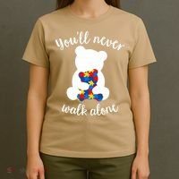 Autism Mom Love Women Autism Awareness Mom Cute Gift T-Shirt thumb 4