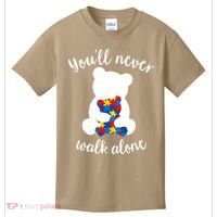 Autism Mom Love Women Autism Awareness Mom Cute Gift Kids T-Shirt thumb 0