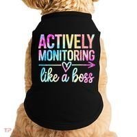 Actively Monitoring Like A Boss State Testing Day Teacher Doggie Tank thumb 0