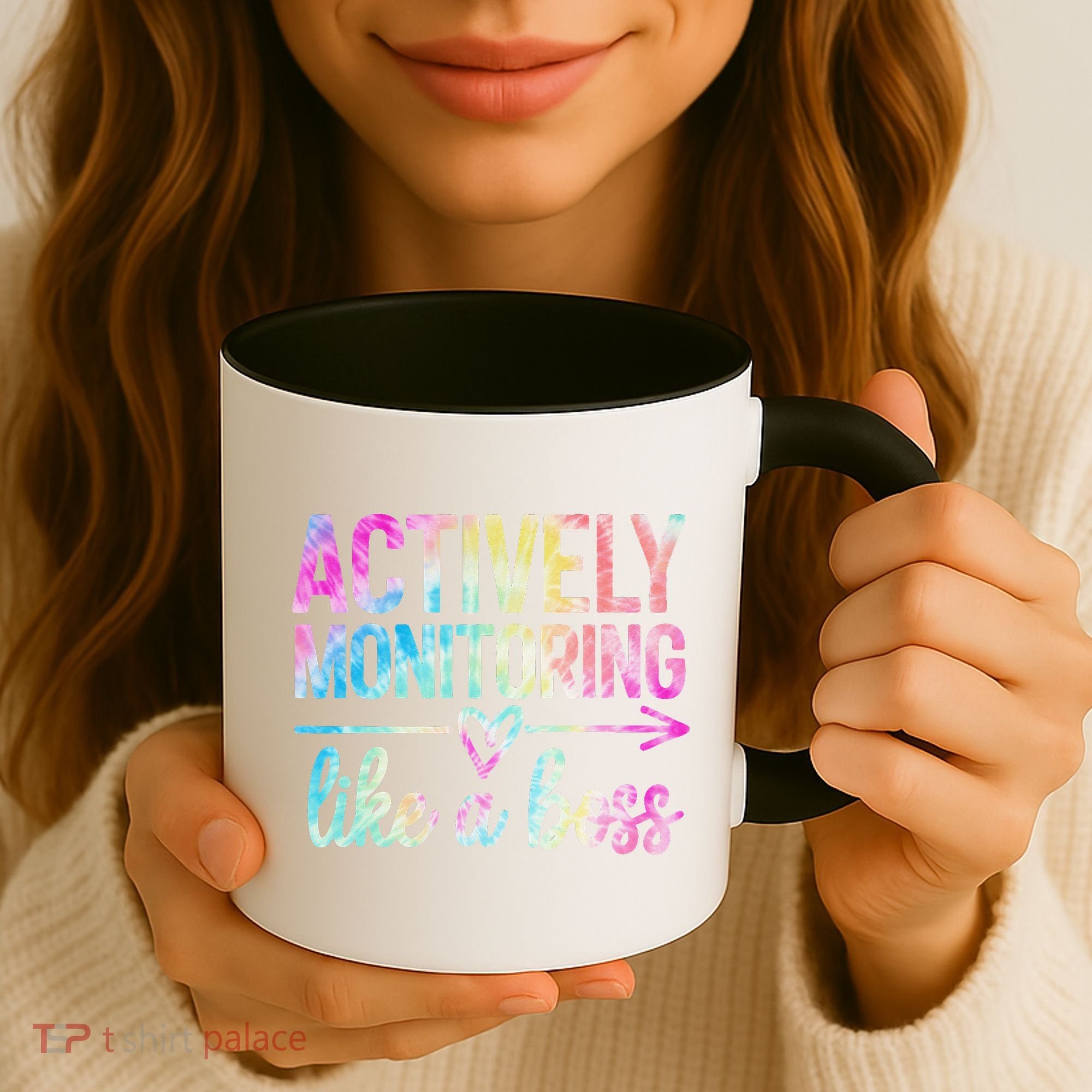 Actively Monitoring Like A Boss State Testing Day Teacher Coffee Mug