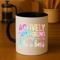 Actively Monitoring Like A Boss State Testing Day Teacher Coffee Mug thumb 4