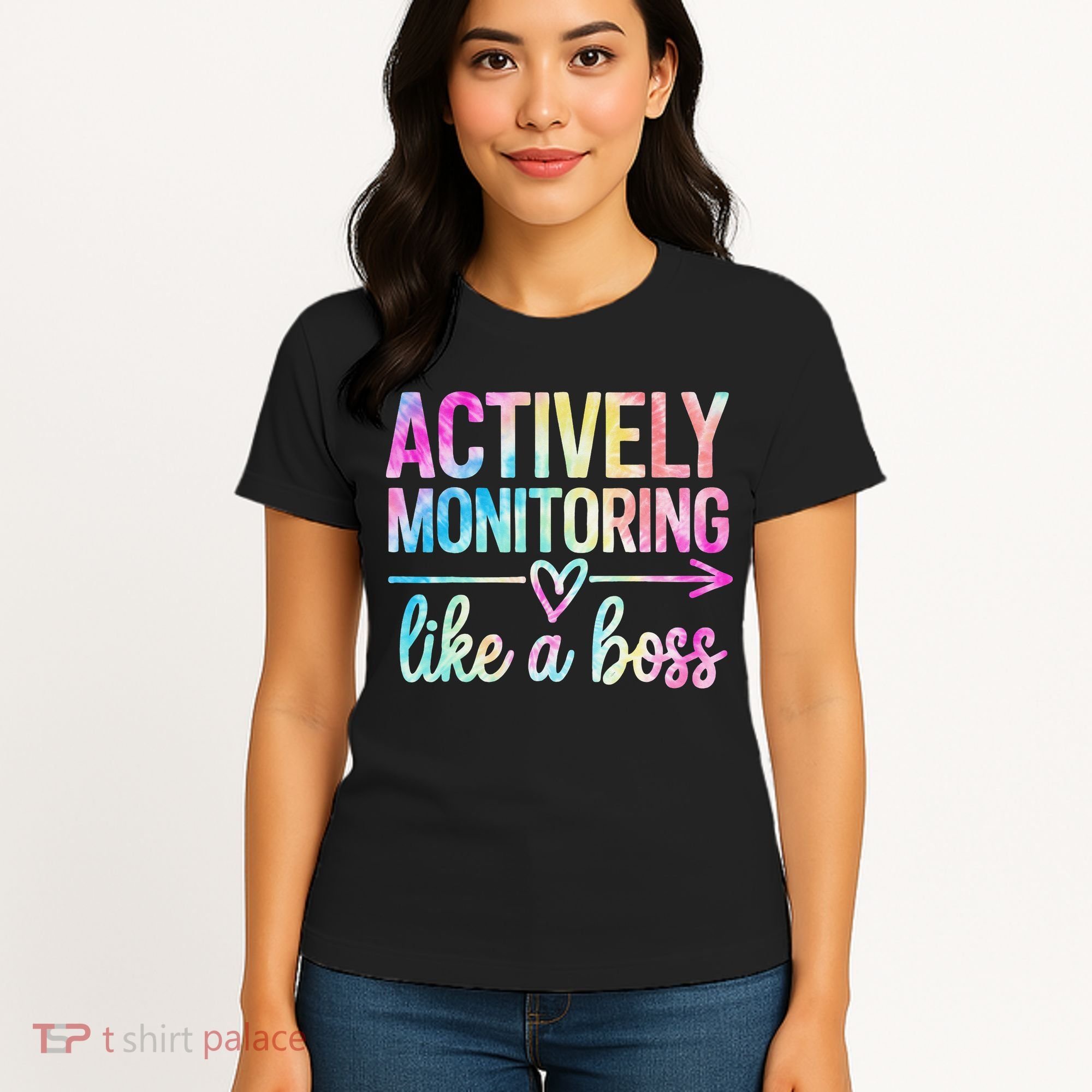 Actively Monitoring Like A Boss State Testing Day Teacher Women's T-Shirt