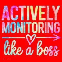 Actively Monitoring Like A Boss State Testing Day Teacher Santa Hat thumb 1