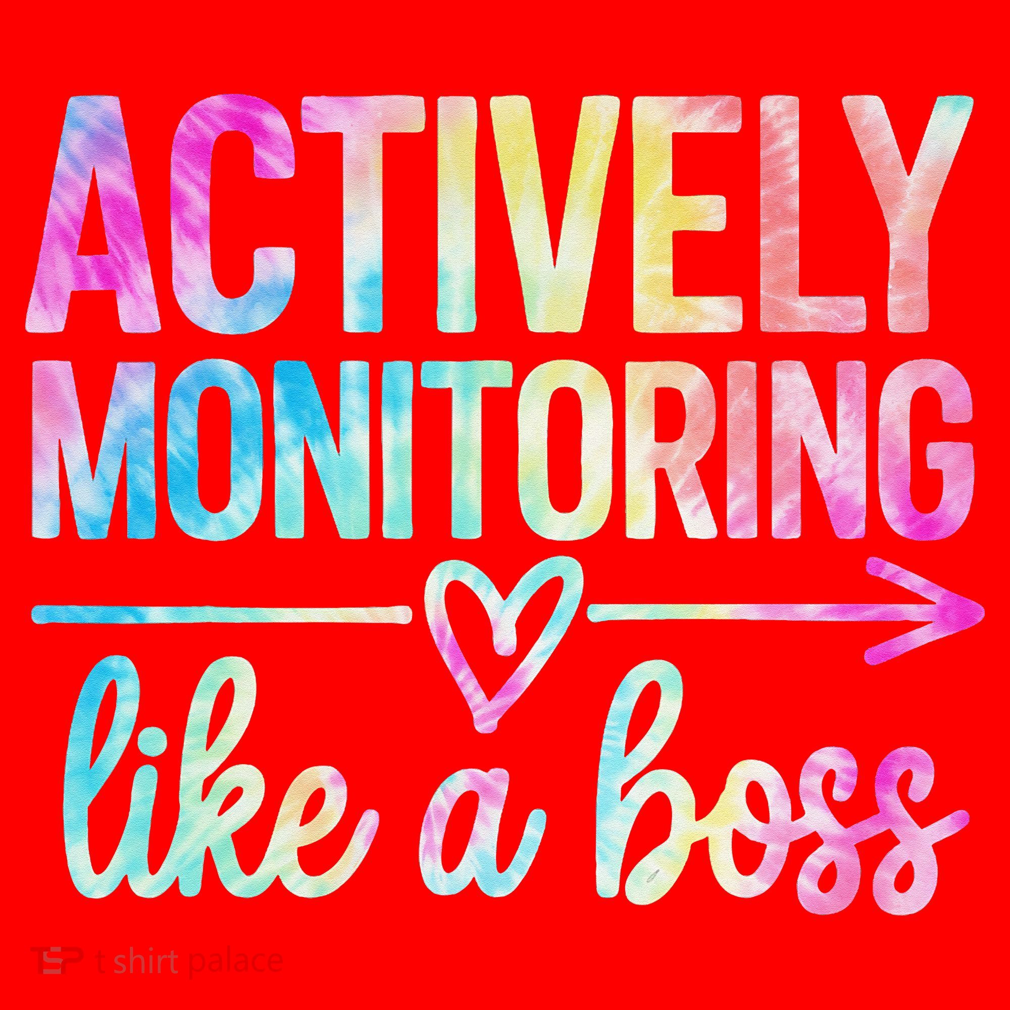 Actively Monitoring Like A Boss State Testing Day Teacher Santa Hat
