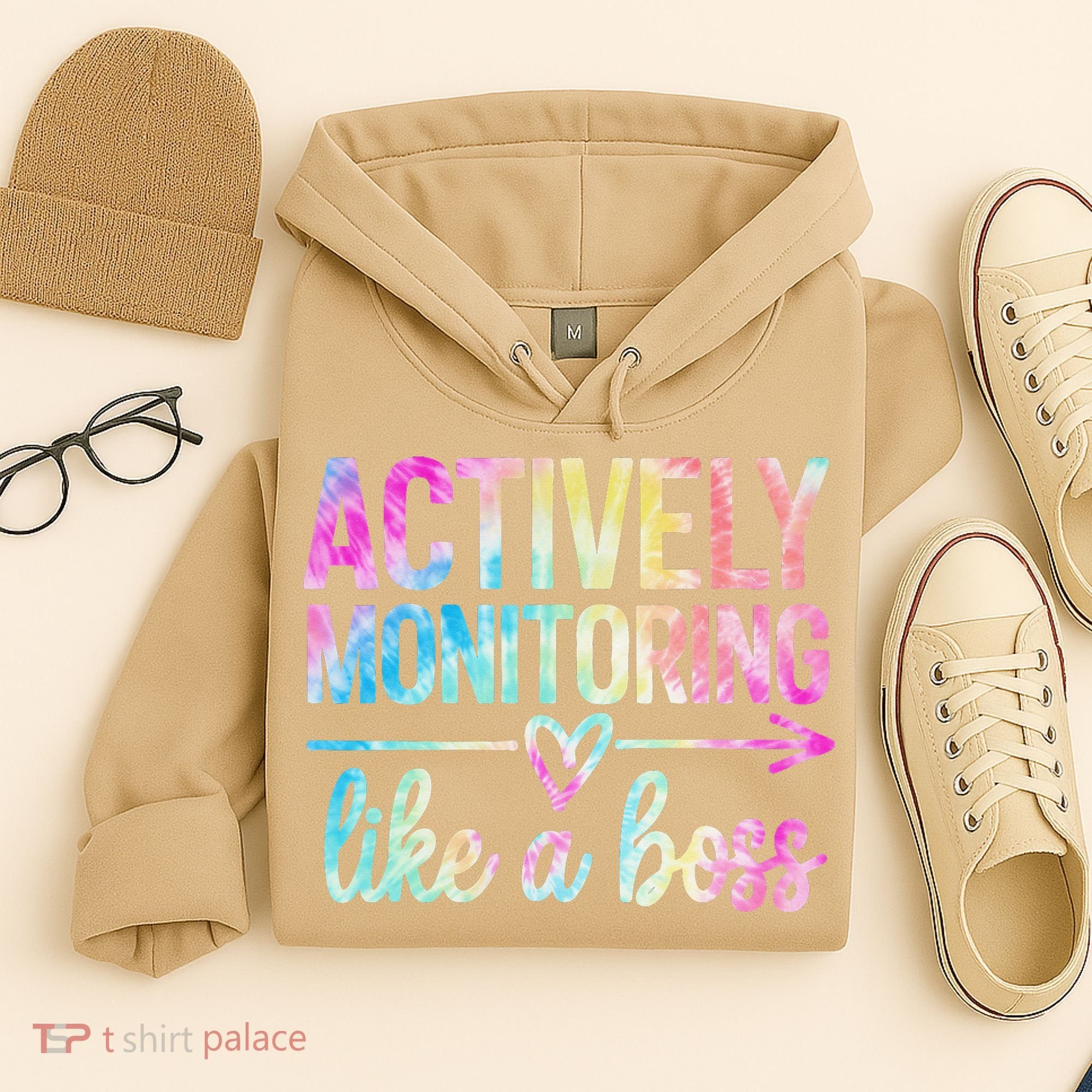 Actively Monitoring Like A Boss State Testing Day Teacher Hoodie