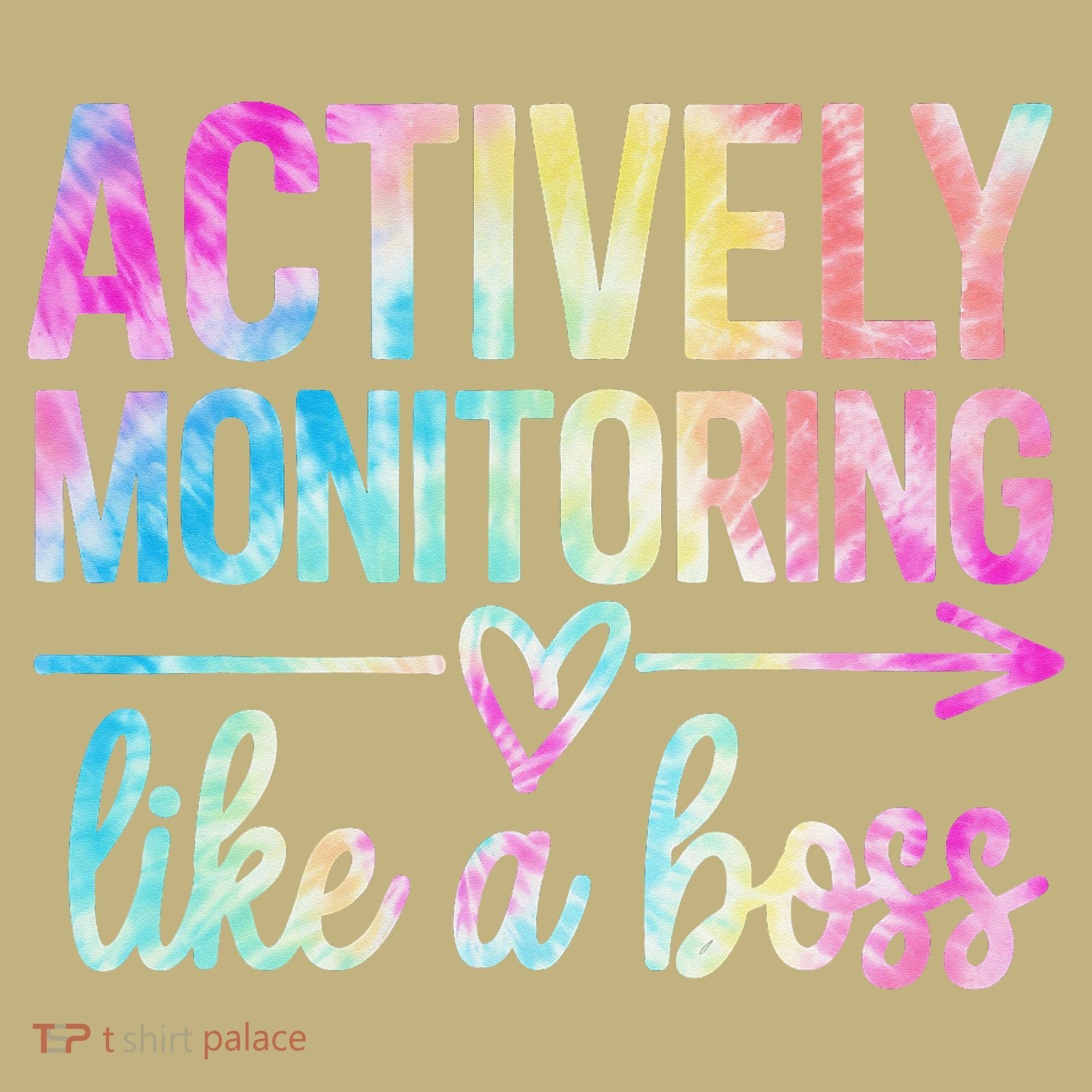Actively Monitoring Like A Boss State Testing Day Teacher Sweatshirt