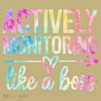 Actively Monitoring Like A Boss State Testing Day Teacher Button thumb 1