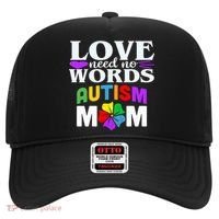 Autism Mom Love Needs No Words Funny Gift Cute Gift Hat thumb 0