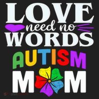 Autism Mom Love Needs No Words Funny Gift Cute Gift Hat thumb 2