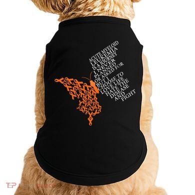 Acute Myeloid Leukemia Warrior Doggie Tank