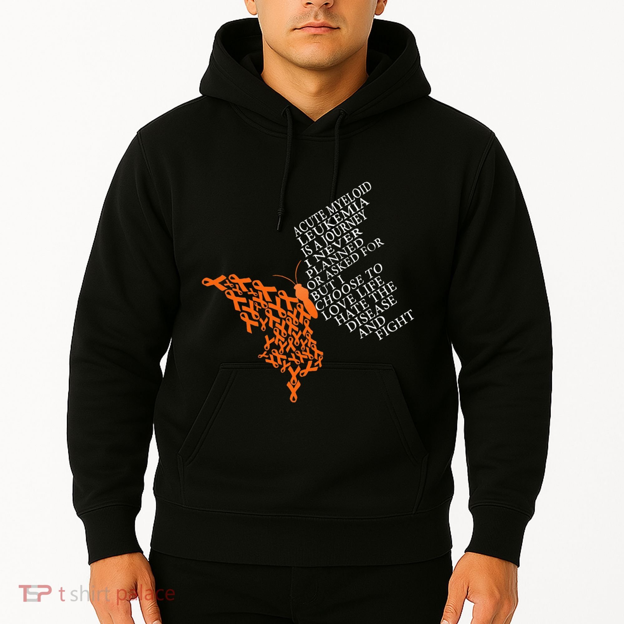 Acute Myeloid Leukemia Warrior Hoodie
