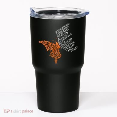 Acute Myeloid Leukemia Warrior Tumbler