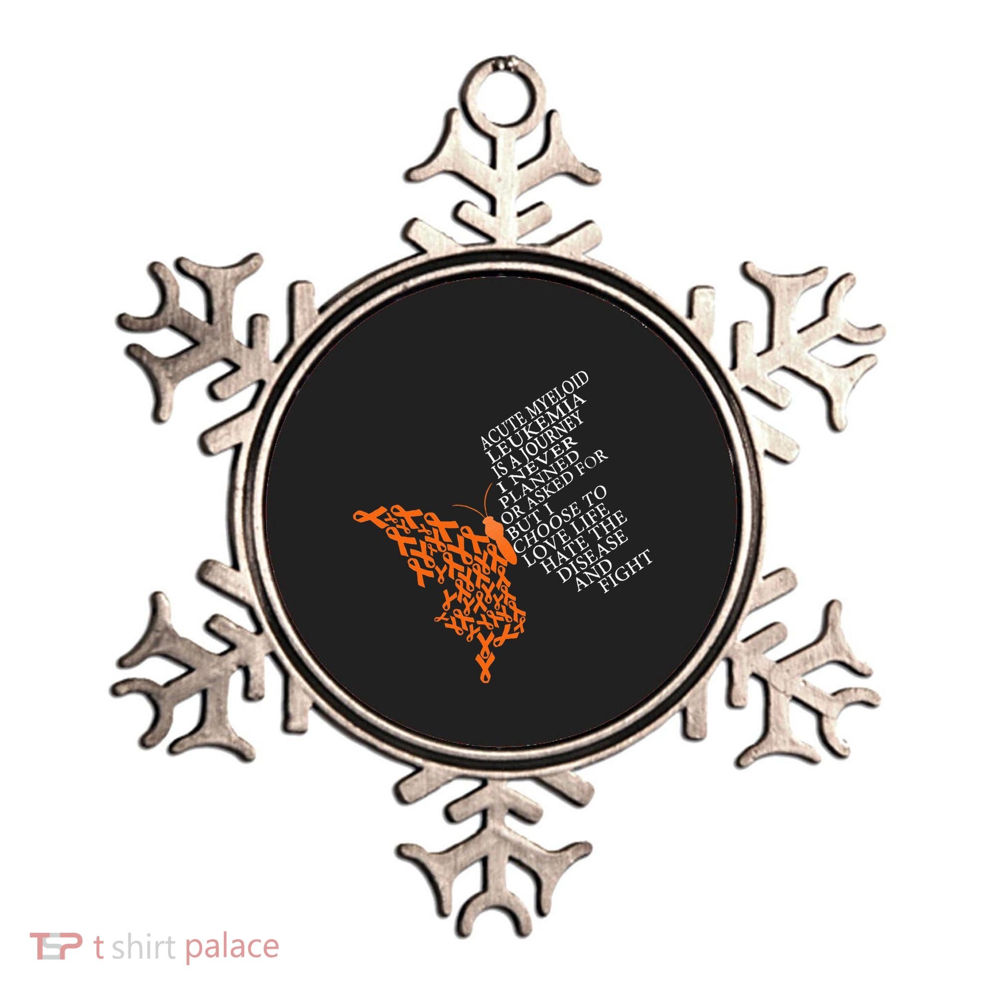 Acute Myeloid Leukemia Warrior Ornament