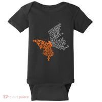 Acute Myeloid Leukemia Warrior Baby Bodysuit thumb 0