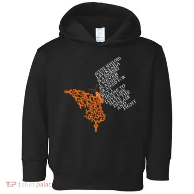 Acute Myeloid Leukemia Warrior Toddler Hoodie