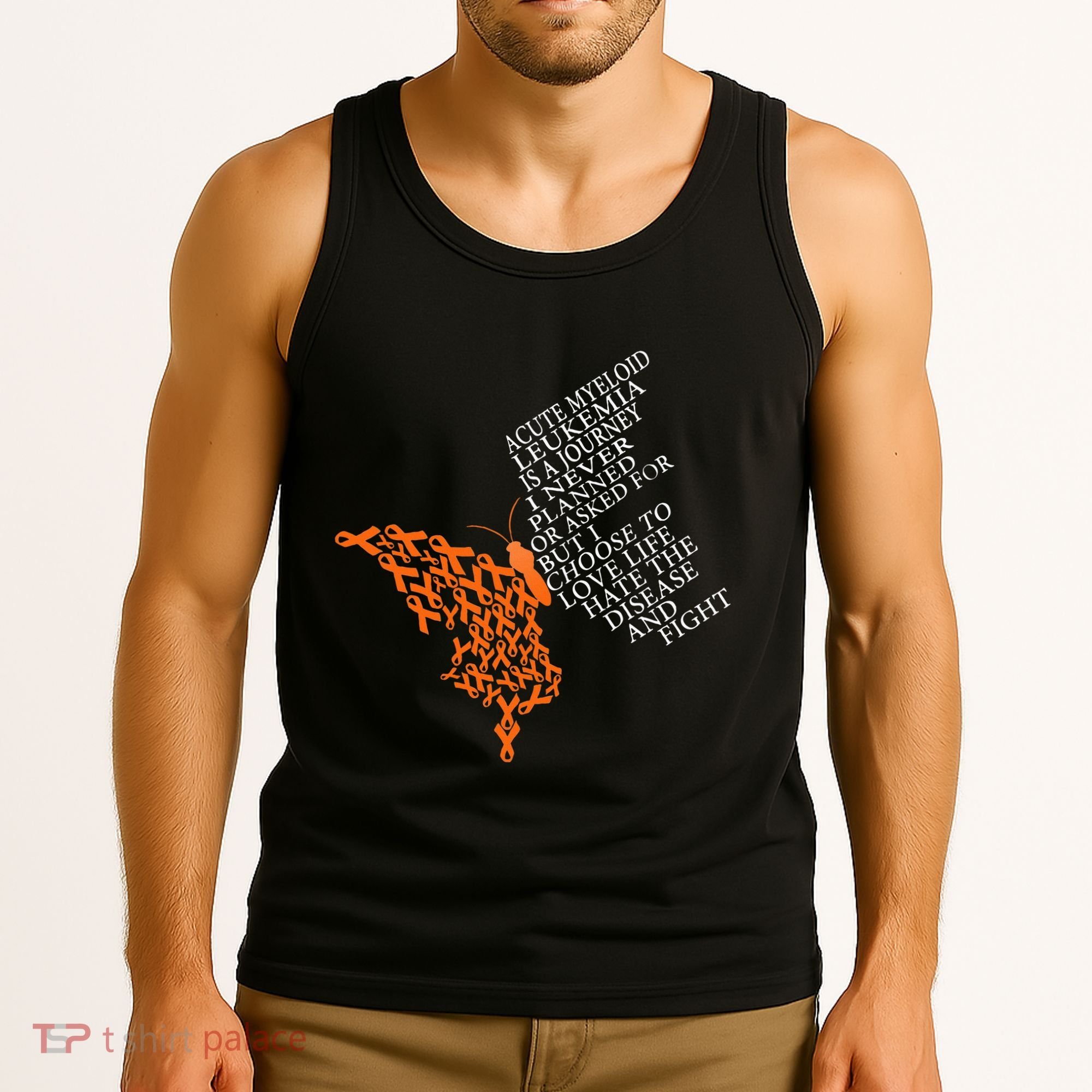 Acute Myeloid Leukemia Warrior Tank Top