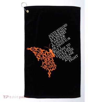 Acute Myeloid Leukemia Warrior Golf Towel
