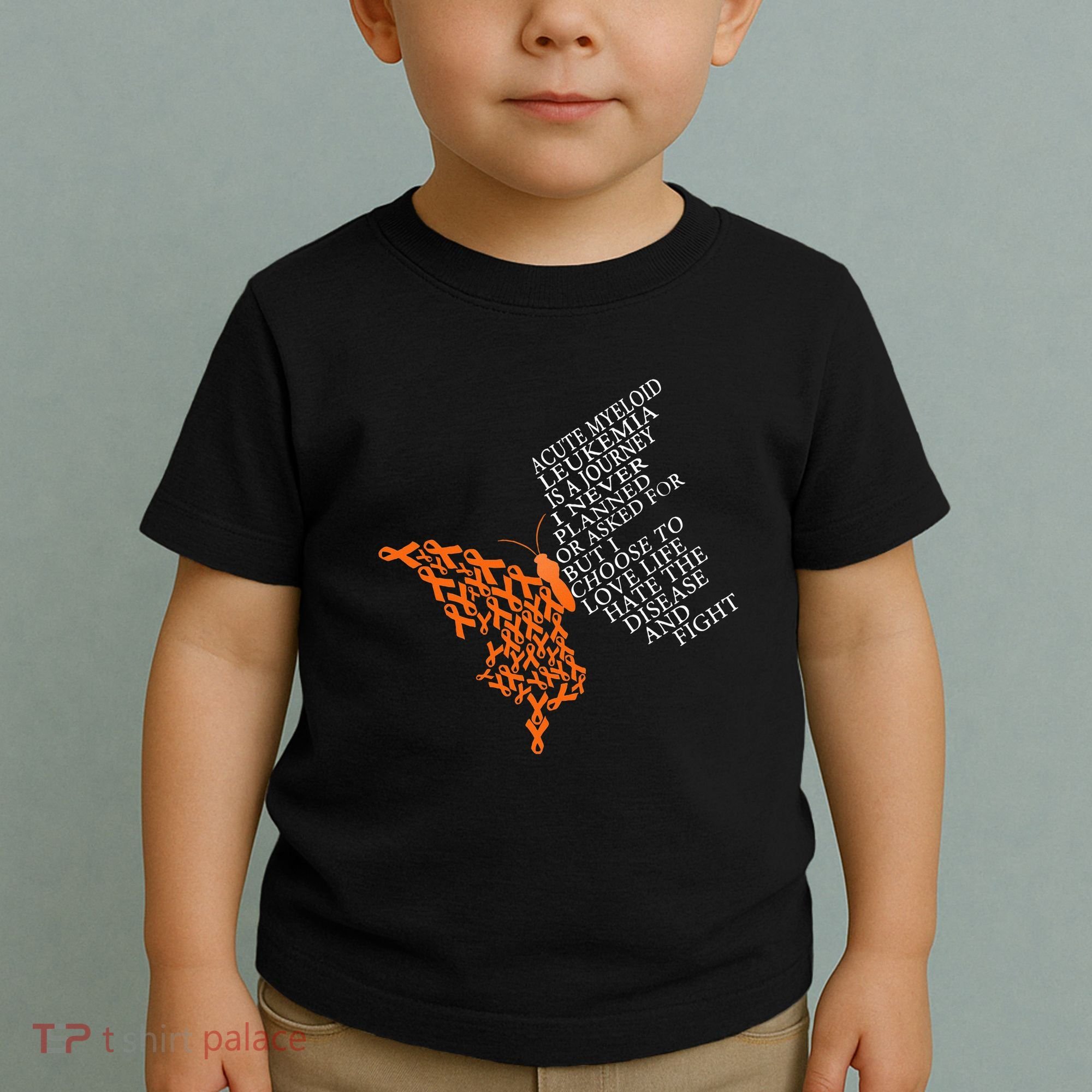 Acute Myeloid Leukemia Warrior Toddler T-Shirt