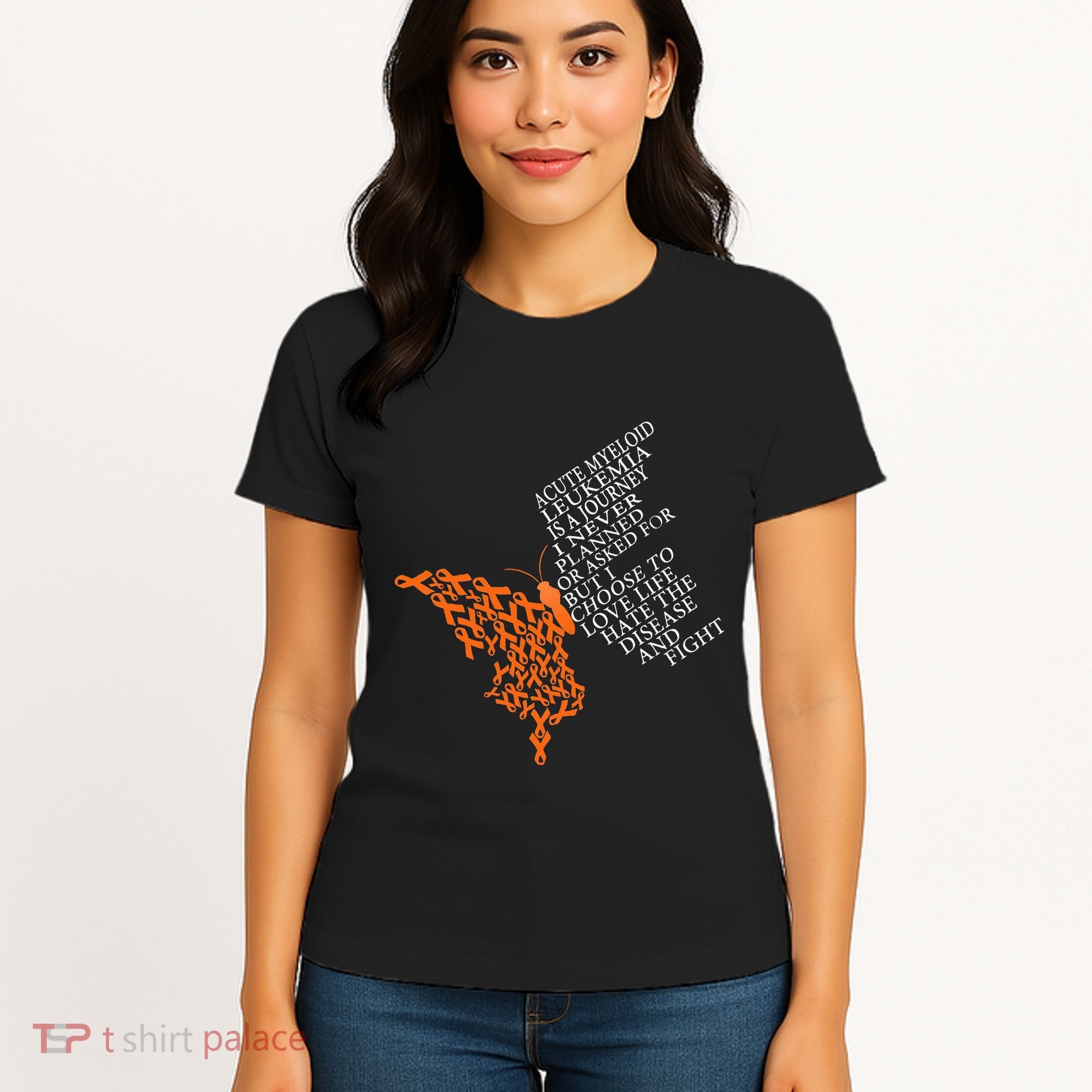 Acute Myeloid Leukemia Warrior Women's T-Shirt
