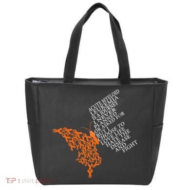 Acute Myeloid Leukemia Warrior Tote Bag