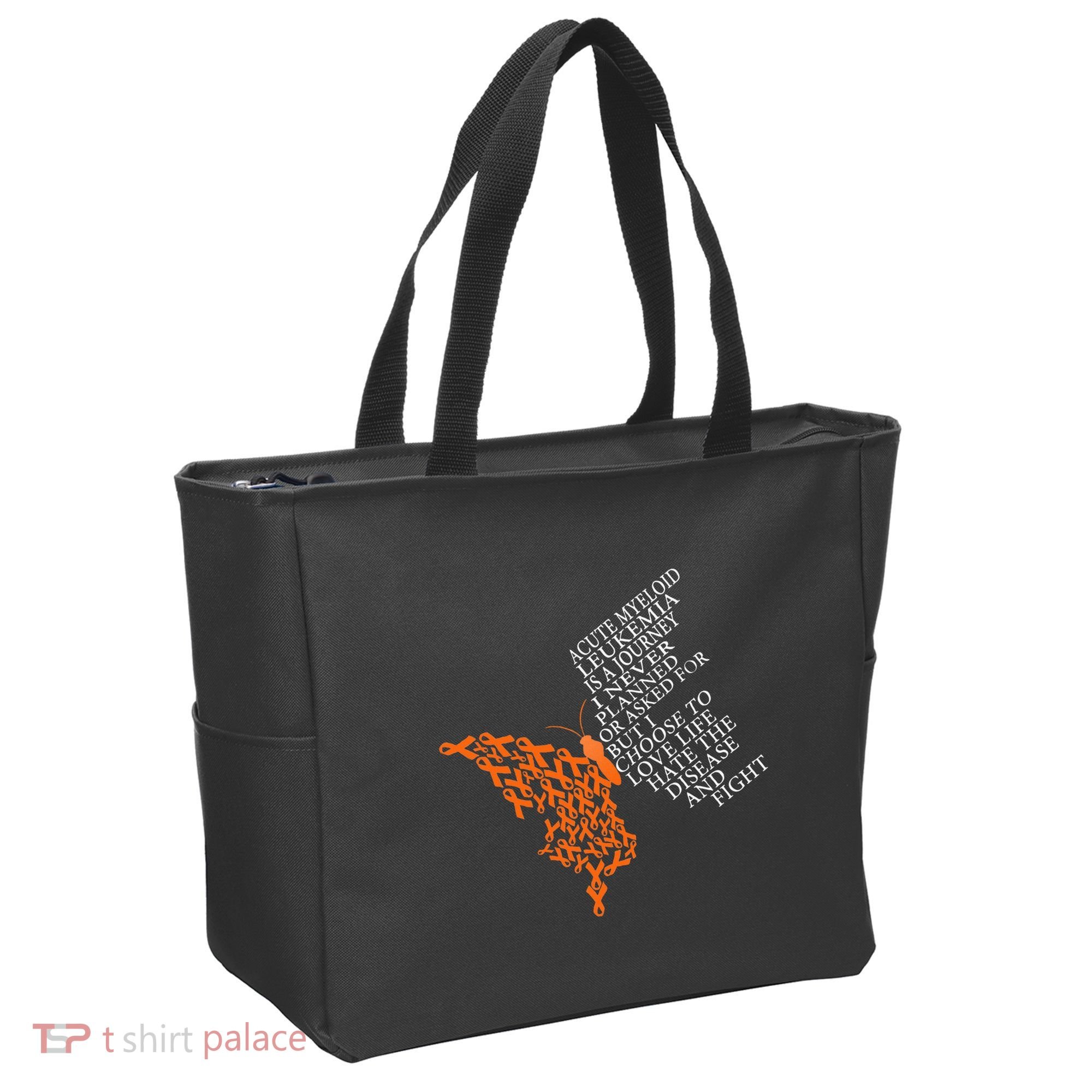 Acute Myeloid Leukemia Warrior Tote Bag