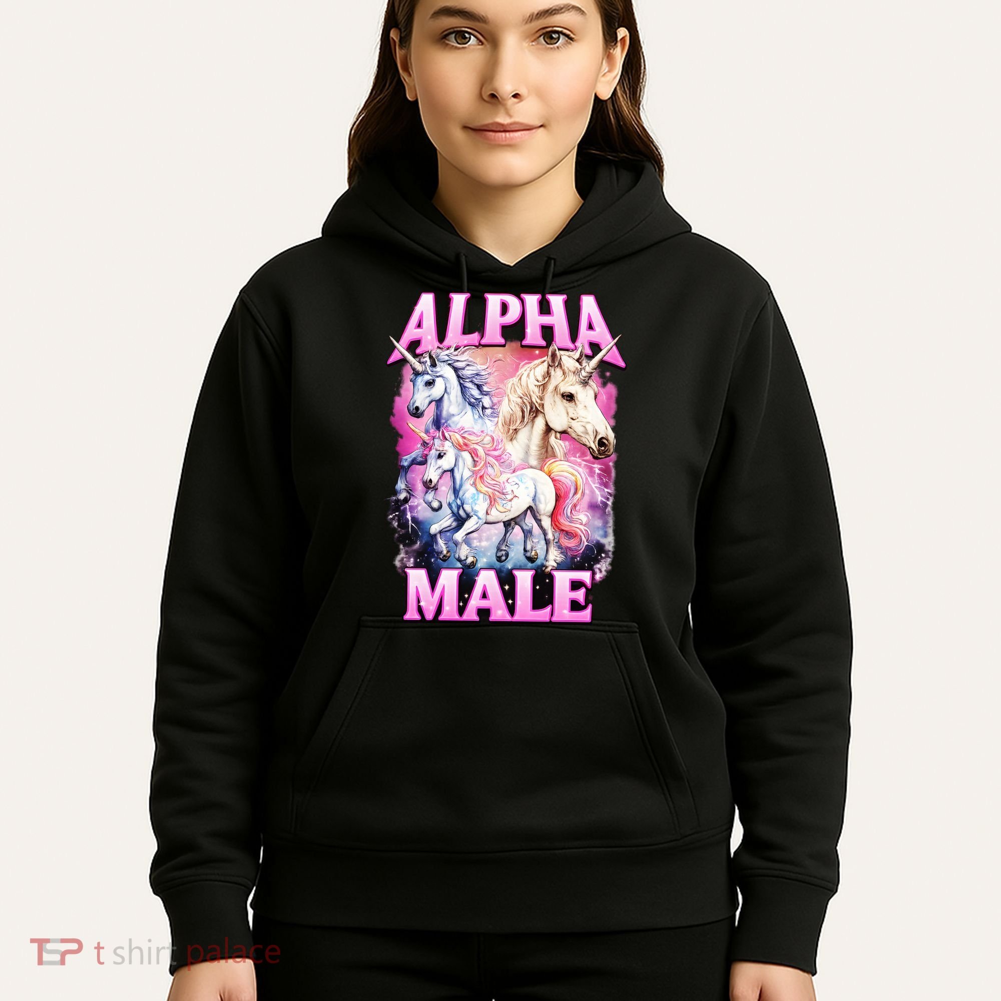 Alpha Male Magical Unicorn Hoodie