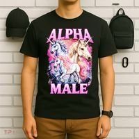 Alpha Male Magical Unicorn T-Shirt thumb 6