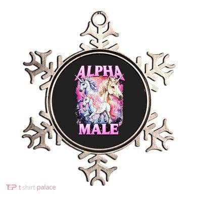 Alpha Male Magical Unicorn Ornament