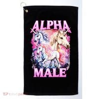 Alpha Male Magical Unicorn Golf Towel thumb 0