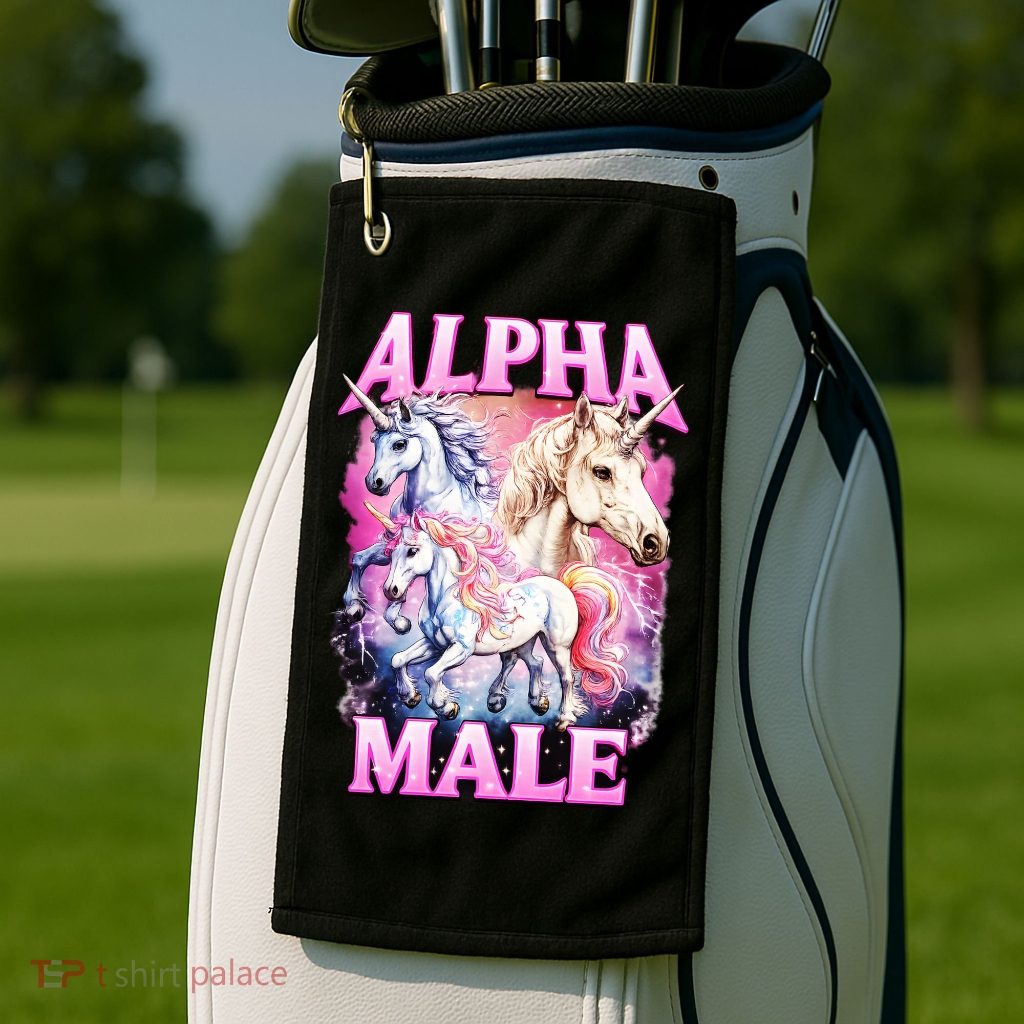 Alpha Male Magical Unicorn Golf Towel