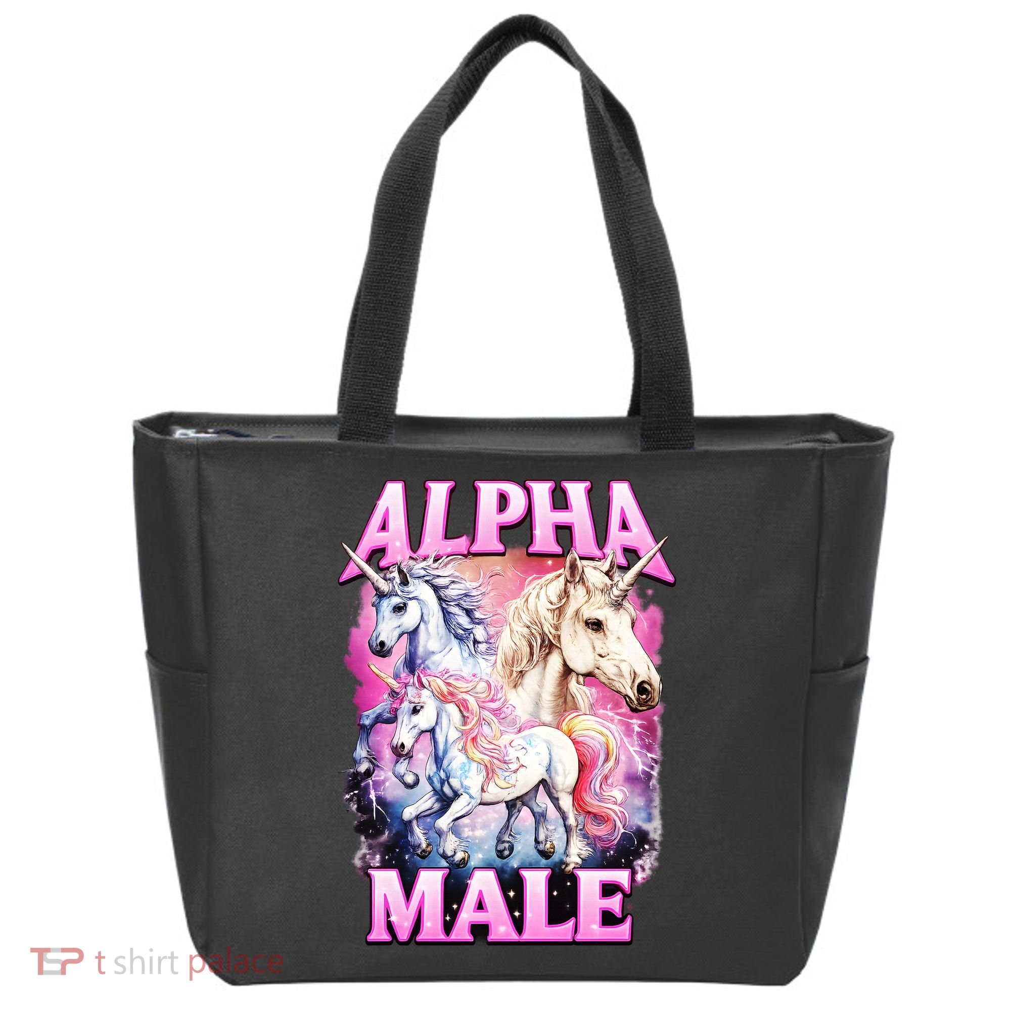 Alpha Male Magical Unicorn Tote Bag