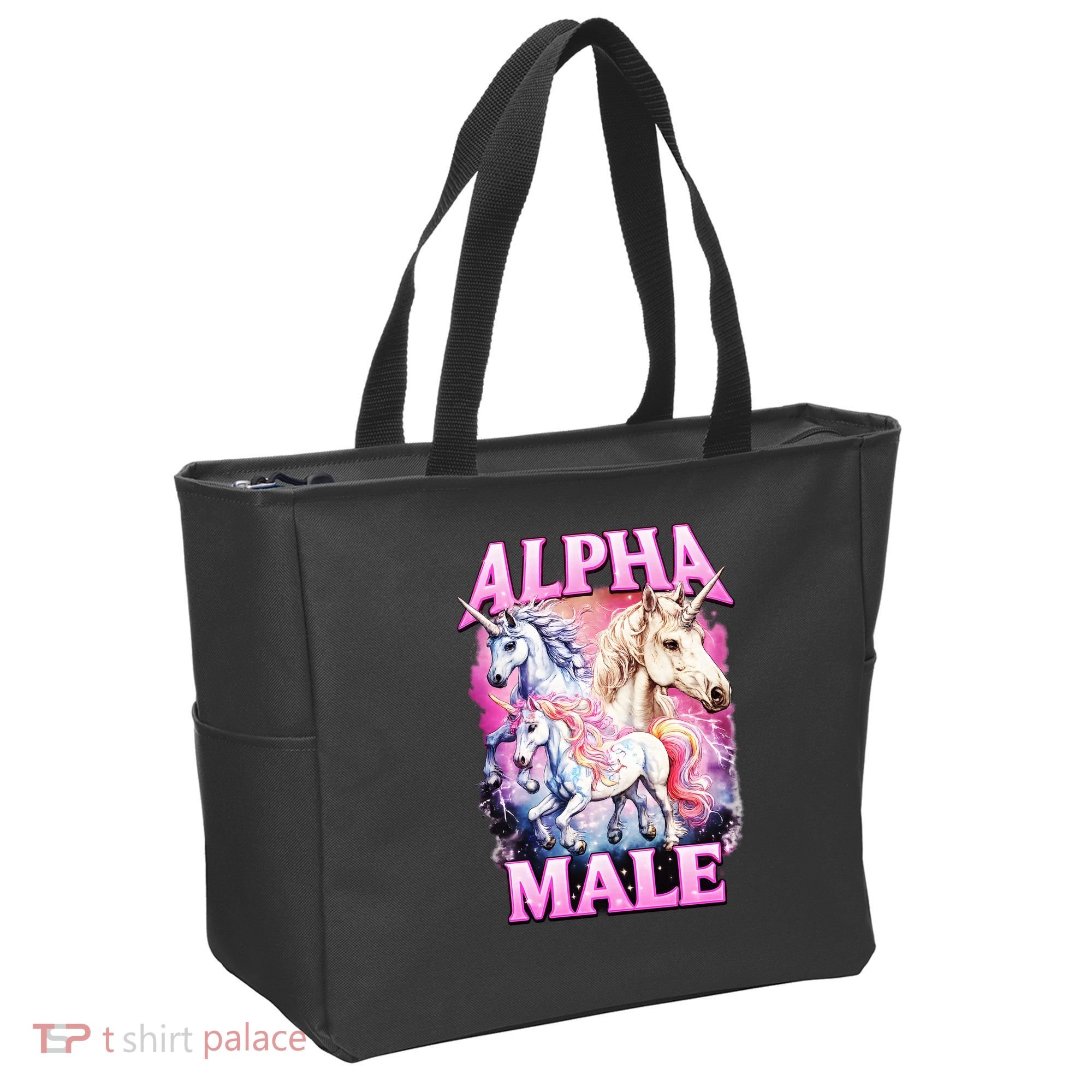 Alpha Male Magical Unicorn Tote Bag