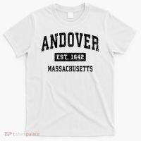 Andover Massachusetts MA Vintage Sports Print T-Shirt thumb 0