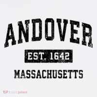 Andover Massachusetts MA Vintage Sports Print T-Shirt thumb 7