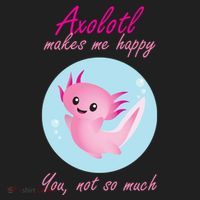 Axolotl Makes Me Happy You, Not So Much Beanie thumb 2