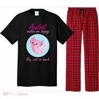 Axolotl Makes Me Happy You, Not So Much Pajama Set thumb 0