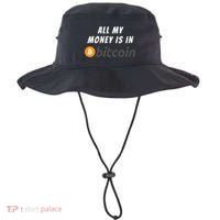 All My Money Is In Bitcoin, Funny Bitcoin Meme, BTC Crypto Bucket Hat thumb 0