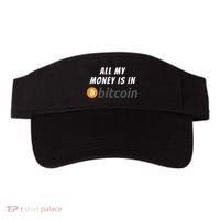 All My Money Is In Bitcoin, Funny Bitcoin Meme, BTC Crypto Visor thumb 0