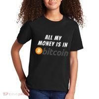 All My Money Is In Bitcoin, Funny Bitcoin Meme, BTC Crypto Kids T-Shirt thumb 2