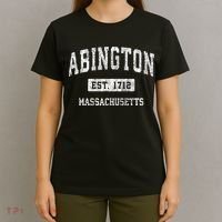 Abington Massachusetts Ma Vintage Sports Established T-Shirt thumb 4