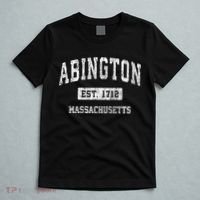 Abington Massachusetts Ma Vintage Sports Established T-Shirt thumb 5