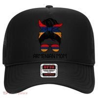 Armenian Mom Messy Bun Sunglasses Flag Mothers Day Hat thumb 0