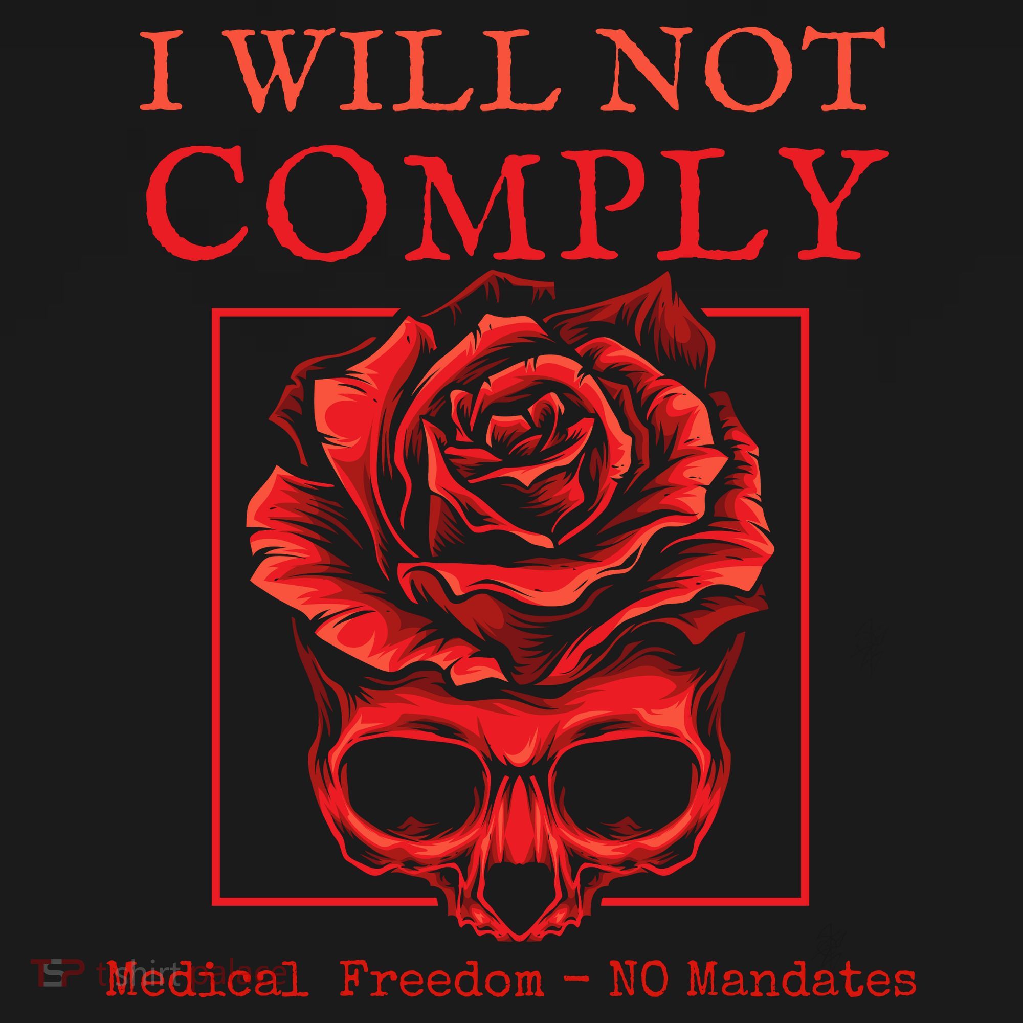 Anti Mandate Medical Freedom I Will Not Comply Women's Tank Top
