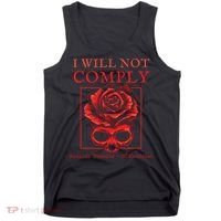 Anti Mandate Medical Freedom I Will Not Comply Tank Top thumb 0