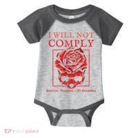 Anti Mandate Medical Freedom I Will Not Comply Infant Baby Jersey Bodysuit thumb 0