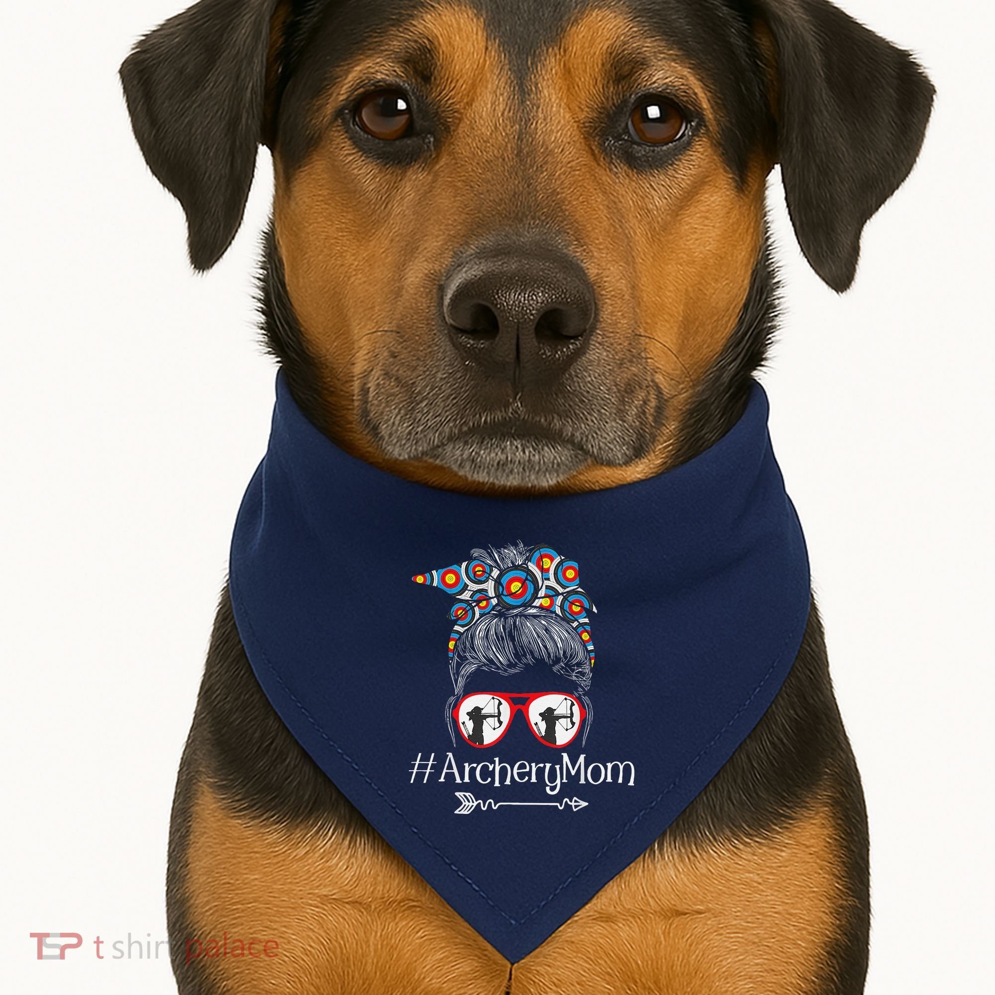 Archery Mom Mothers Day Bowhunter Archer Bowman Bows USA-Made Doggie Bandana