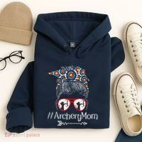 Archery Mom Mothers Day Bowhunter Archer Bowman Bows Hoodie thumb 4