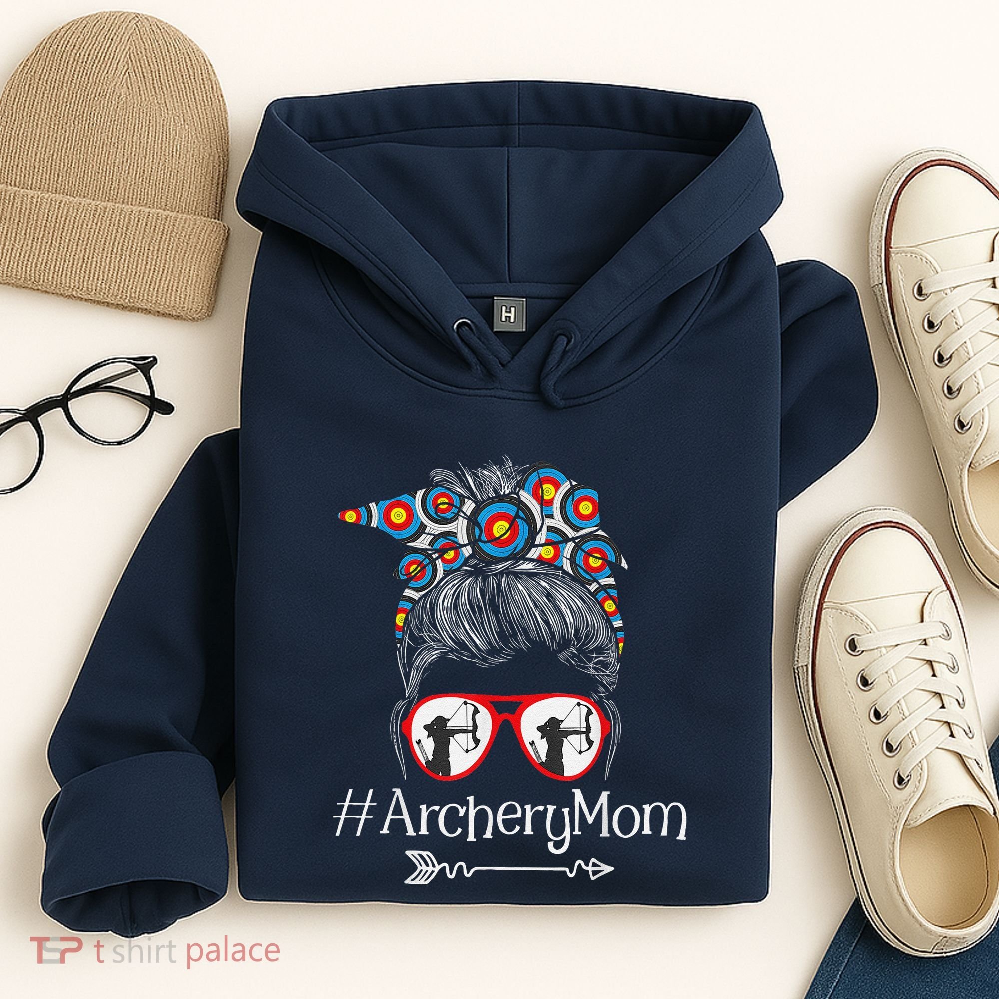 Archery Mom Mothers Day Bowhunter Archer Bowman Bows Hoodie